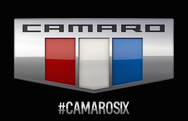 CamaroSix Badge 600x387 at 2016 Camaro Engine Sound Teased Prior to May 16 Debut