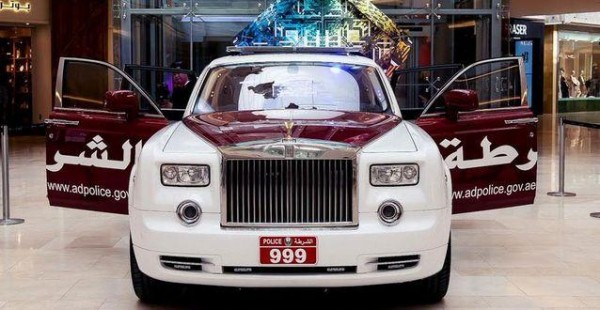 Dubai Police Rolls Royce Phantom 3 600x310 at For Classy Criminals: Abu Dhabi Police Rolls Royce Phantom