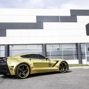 Golden Corvette Stingray Forgiato 2 175x175 at Golden Corvette Stingray Wide Body by Forgiato 