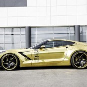 Golden Corvette Stingray Forgiato 3 175x175 at Golden Corvette Stingray Wide Body by Forgiato 