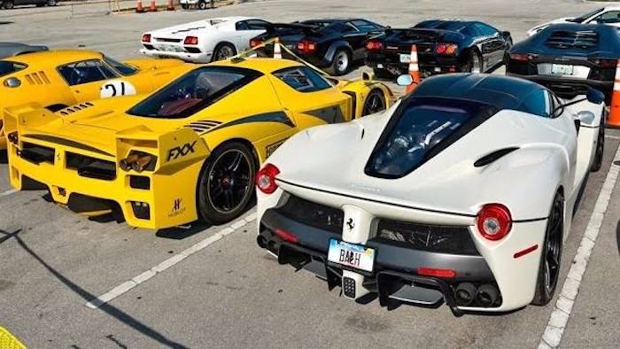 LaFerrari and Ferrari FXX at Combo Spot: LaFerrari and Ferrari FXX