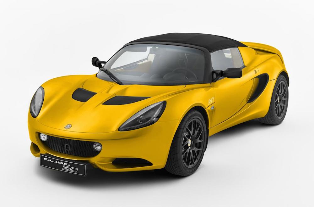 Lotus Elise 20th at Official: Lotus Elise 20th Anniversary Edition
