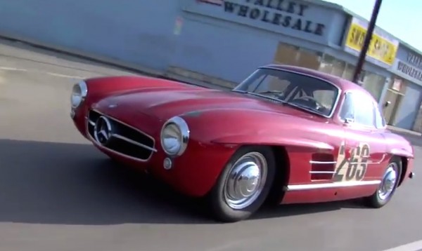 Mercedes 300SL Gullwing Jay 600x358 at  Jay Leno’s Mercedes 300 SL Gullwing Hits the Road