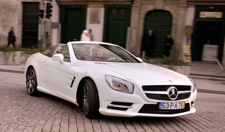 Mercedes SL 400 Porto at Explore Porto with Mercedes SL 400 and a Classy Babe