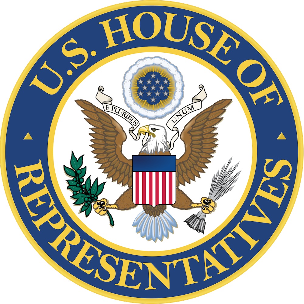 Seal of the United States House of Representatives at Vision Zero Act to End Transportation Related Deaths