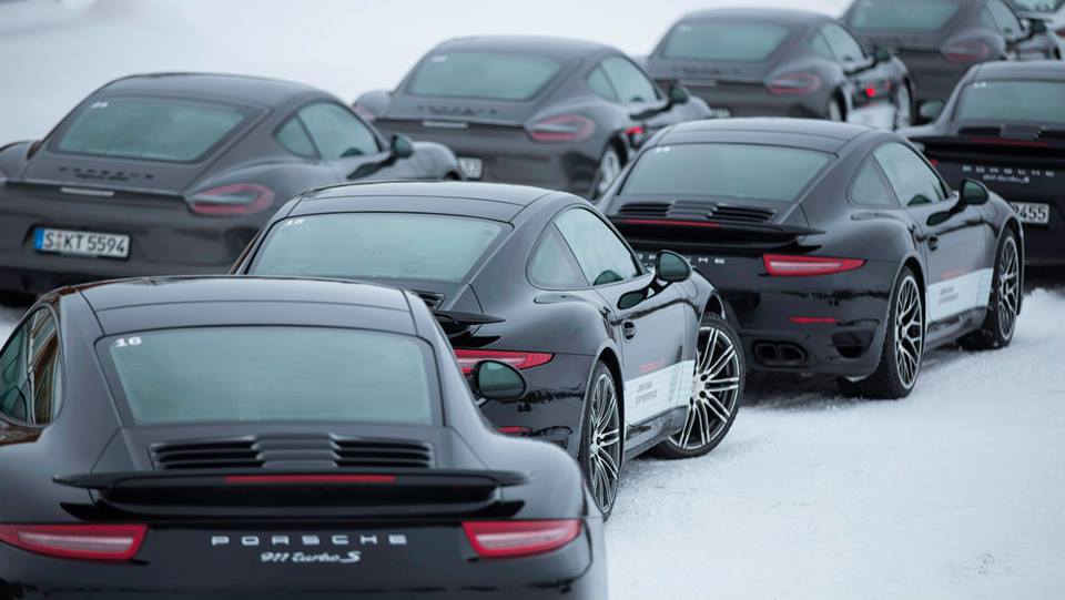 Sideways Porsches 0 at Gallery: Sideways Porsches at the Arctic Circle 