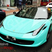 Tiffany Blue Ferrari 458 1 175x175 at This Tiffany Blue Ferrari 458 Is “Mint”