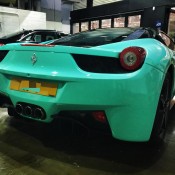 Tiffany Blue Ferrari 458 5 175x175 at This Tiffany Blue Ferrari 458 Is “Mint”