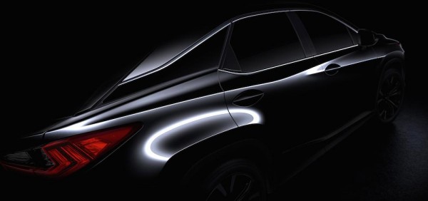 lexus rx 2016 600x282 at New Lexus RX Teased for New York Debut