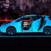 smart highway LEAF 2 175x175 at Glow in the Dark Nissan LEAF Hits the Smart Highway