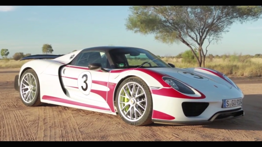 918 spyder outback at Porsche 918 Hits 350 km/h in the Australian Outback