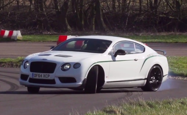 Bentley Continental GT3 R drift at Watch Chris Harris Spank a Bentley Continental GT3 R