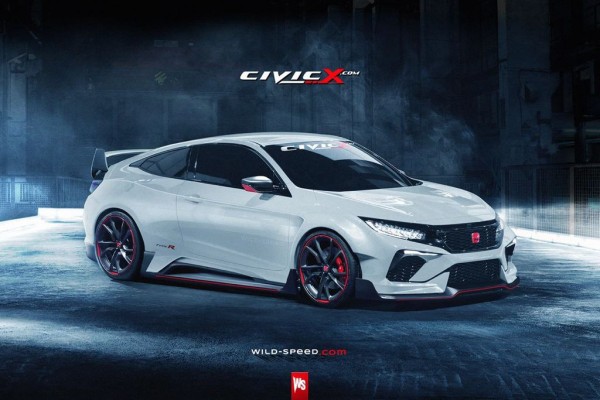 Honda Civic Coupe Type R 1 600x400 at Rendering: Honda Civic Coupe Type R
