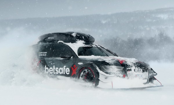 JON OLSSON AUDI RS6 DTM 1 600x363 at Jon Olsson’s Audi RS6 DTM Hits the Snow