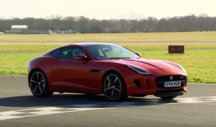 Jaguar F Type R at Watch The Stig Power Lap a Jaguar F Type R