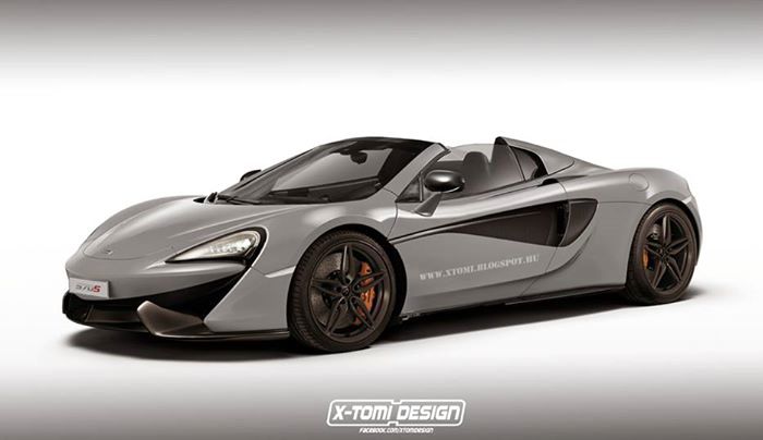 McLaren 570S Spyder at Rendering: McLaren 570S Spyder