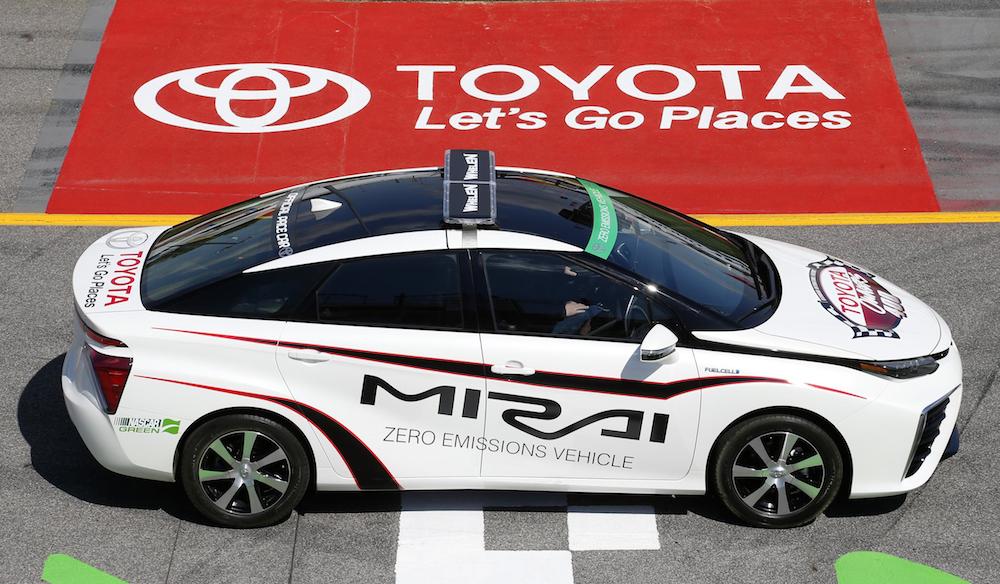 Toyota Mirai Pace Car 0 at Toyota Mirai to Pace a NASCAR Race