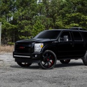ford excursion forgiato 2 175x175 at Blacked Out Ford Excursion on Forgiato Wheels 