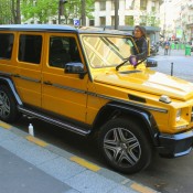 mercedes g63 solar beam 3 175x175 at Mercedes G63 AMG Solar Beam Crazy Color Spotted in Paris