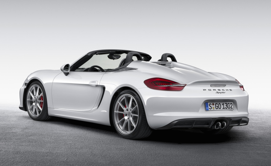 porsche boxster spyder GT4 at Porsche Boxster Spyder GT4 in the Works