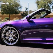 purple audi r8 1 175x175 at Gallery: Purple Audi R8 Spyder on HRE Wheels