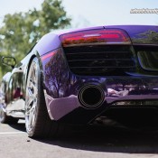 purple audi r8 6 175x175 at Gallery: Purple Audi R8 Spyder on HRE Wheels