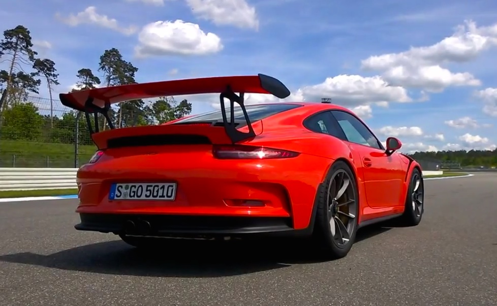 991 gt3 rs track at Porsche 991 GT3 RS Tackles Hockenheim
