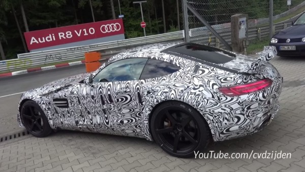 AMG GT prototype 600x339 at High Performance Variant of Mercedes AMG GT Caught Testing