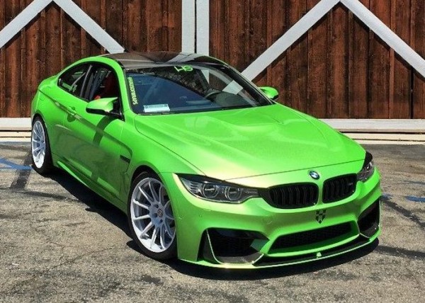 Apple Green BMW M4 0 600x428 at Apple Green BMW M4 Looks Tasty!