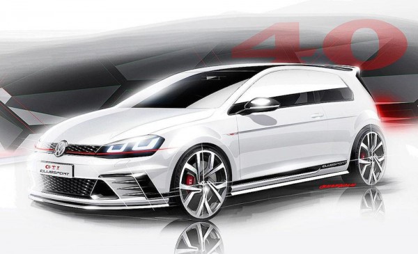Golf GTI Clubsport 1 600x365 at Golf GTI Clubsport Previewed Ahead of Wörthersee