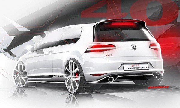 Golf GTI Clubsport 2 600x361 at Golf GTI Clubsport Previewed Ahead of Wörthersee
