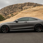 Gunmetal Grey Mercedes S Coupe 2 175x175 at The Boss: Matte Gunmetal Grey Mercedes S Coupe