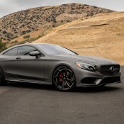 Gunmetal Grey Mercedes S Coupe 4 175x175 at The Boss: Matte Gunmetal Grey Mercedes S Coupe