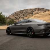 Gunmetal Grey Mercedes S Coupe 6 175x175 at The Boss: Matte Gunmetal Grey Mercedes S Coupe
