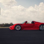 HRE Red Porsche 918 14 175x175 at Gallery: Red Porsche 918 on HRE Wheels