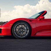 HRE Red Porsche 918 15 175x175 at Gallery: Red Porsche 918 on HRE Wheels