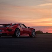 HRE Red Porsche 918 17 175x175 at Gallery: Red Porsche 918 on HRE Wheels