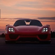 HRE Red Porsche 918 2 175x175 at Gallery: Red Porsche 918 on HRE Wheels