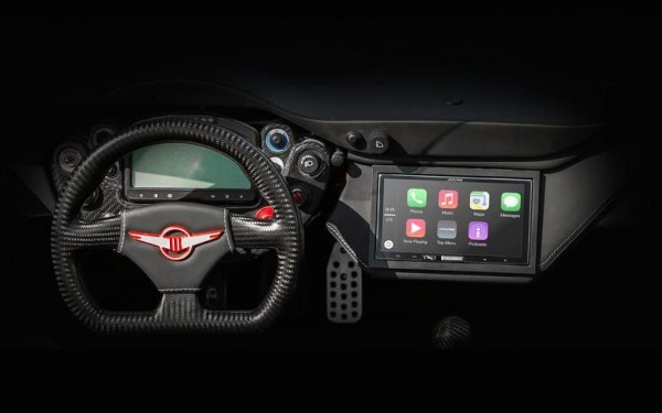 Rezvani Beast Interior 600x375 at Rezvani Beast Gets a Minimalistic Interior with Apple CarPlay 
