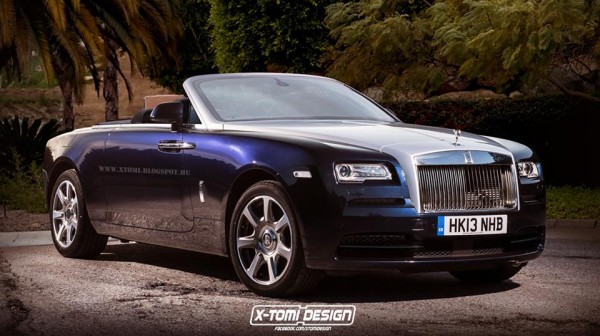 Rolls Royce Dawn render 600x336 at Rolls Royce Dawn Revealed Early in Unofficial Rendering