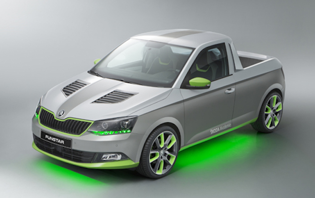 SKODA FUNstar 1 at Skoda Funstar Pickup Set for Worthersee Debut