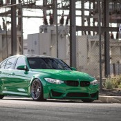 Signal Green BMW M3 5 175x175 at Gallery: Signal Green BMW M3 on HRE Wheels