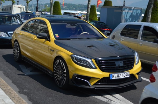 Yellow Mansory Mercedes S Class 0 600x395 at Yellow Mansory Mercedes S Class Spotted in the Wild