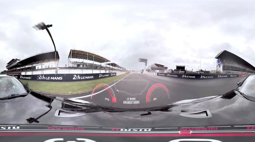 360 Lap of Le Mans at Enjoy a 360° Lap of Le Mans with Nissan GT R 