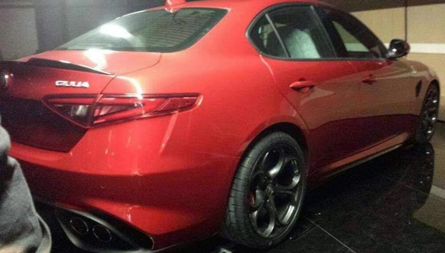 Alfa Romeo Giulia leak 1 at Alfa Romeo Giulia Shows it Booty in Leaked Photos