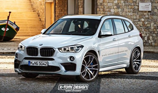 BMW X1 M 600x355 at 2016 BMW X1 Rendered in M Guise