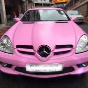 Bubblegum Pink Mercedes SLK 4 175x175 Bubblegum Pink Mercedes SLK 4 175x175 at What Do You Think of This Bubblegum Pink Mercedes SLK?