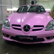 Bubblegum Pink Mercedes SLK 6 175x175 Bubblegum Pink Mercedes SLK 6 175x175 at What Do You Think of This Bubblegum Pink Mercedes SLK?