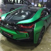 Green Chrome BMW i8 6 175x175 at Matte Green Chrome BMW i8 by Impressive Wrap