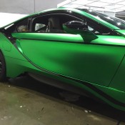 Green Chrome BMW i8 9 175x175 at Matte Green Chrome BMW i8 by Impressive Wrap